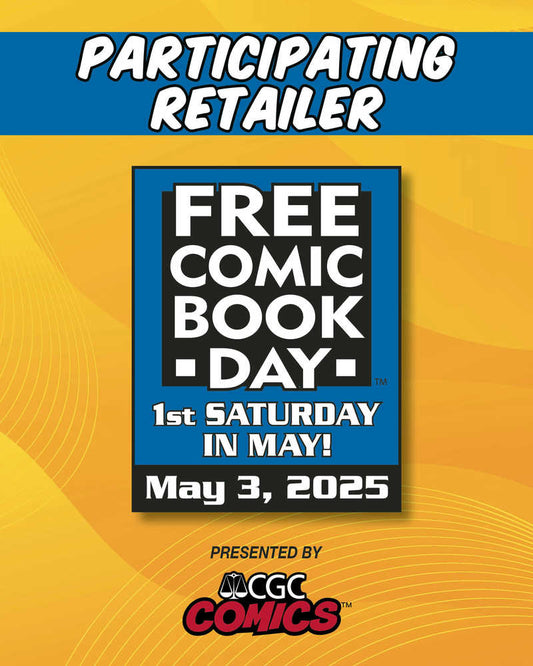 Free Comic Book Day 2025 Window Cling Extras