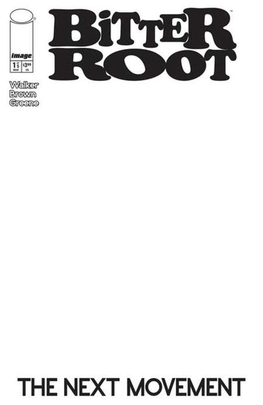 Bitter Root The Next Movement #1 (Of 5) Cover D Blank Sketch Variant (Mature)