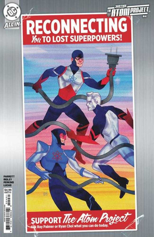 Justice League The Atom Project #4 (Of 6) Cover C Kevin Wada Card Stock Variant