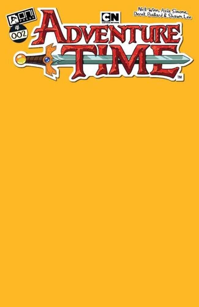 Adventure Time (2025) #2 Cover C Jake Yellow Sketch Variant