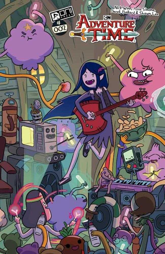 Adventure Time (2025) #2 Cover D 1 in 10 Shelli Paroline & Braden Lamb Infinite Interlocking Variant