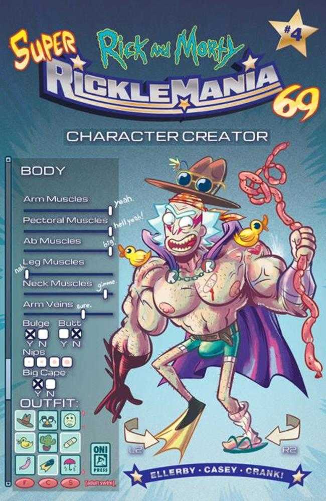 Rick And Morty Ricklemania #4 (Of 4) Cover B Fred C Stresing Variant