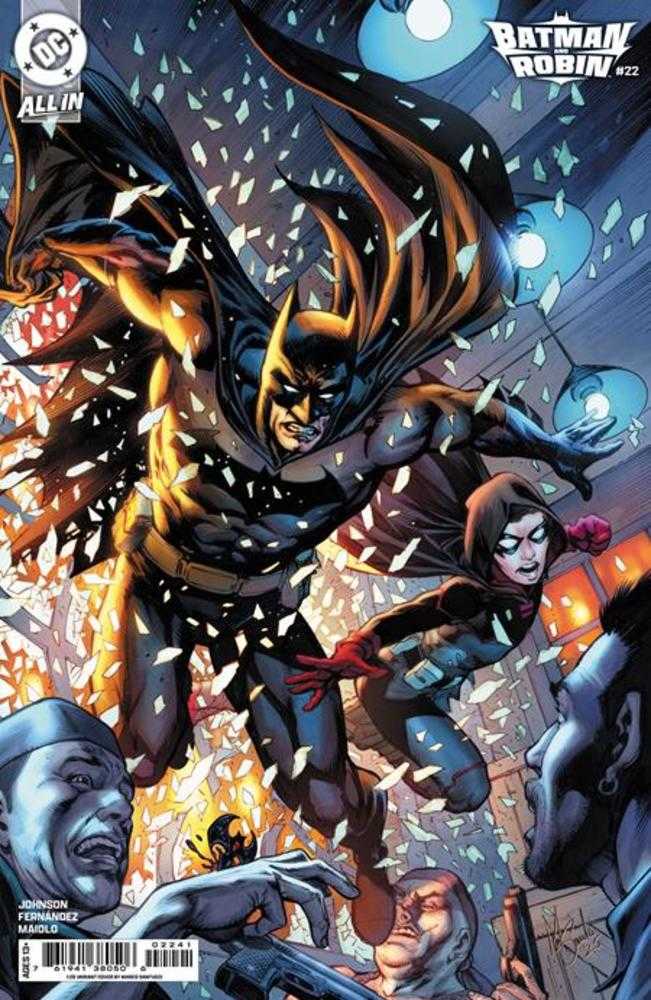 Batman And Robin #22 Cover D 1 in 25 Marco Santucci Card Stock Variant