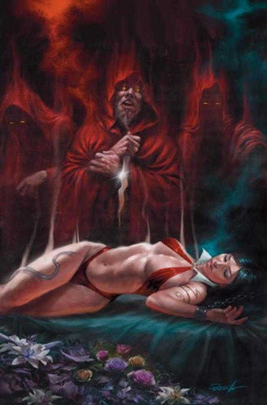Vampirella (2025) #4 Cover F Lucio Parrillo Virgin Metal Premium Variant