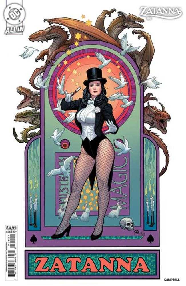 Zatanna #6 (Of 6) Cover B Frank Cho Card Stock Variant – Capitol