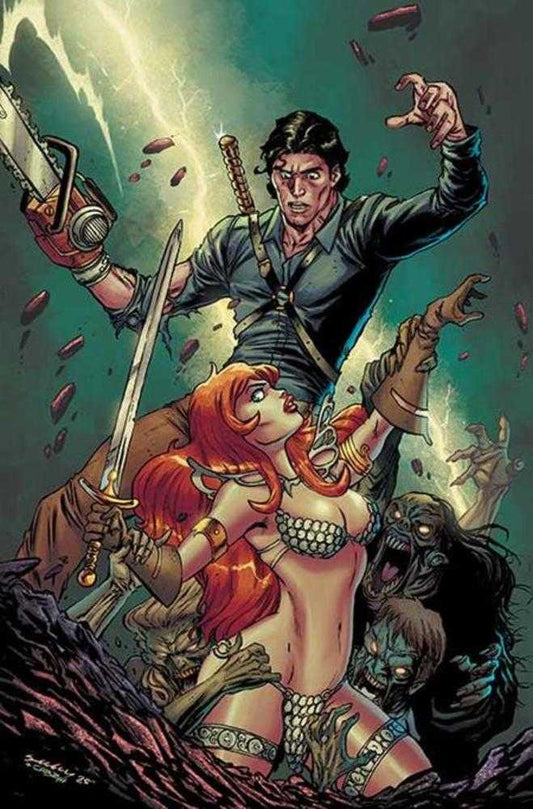 Red Sonja vs Aod #4 Cover K Inc 1:20 Tim Seeley Full Art Variant