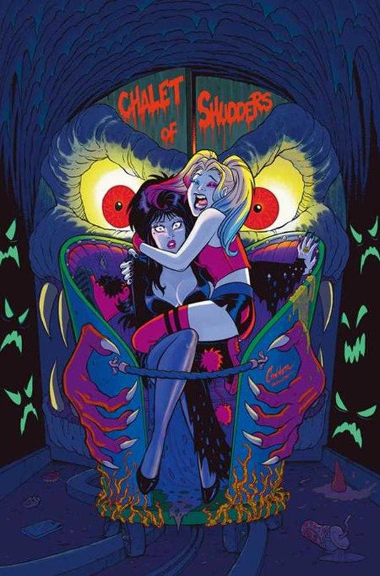 Harley Quinn X Elvira #1 Cover V 1 in 50 Amanda Conner Full Art Variant