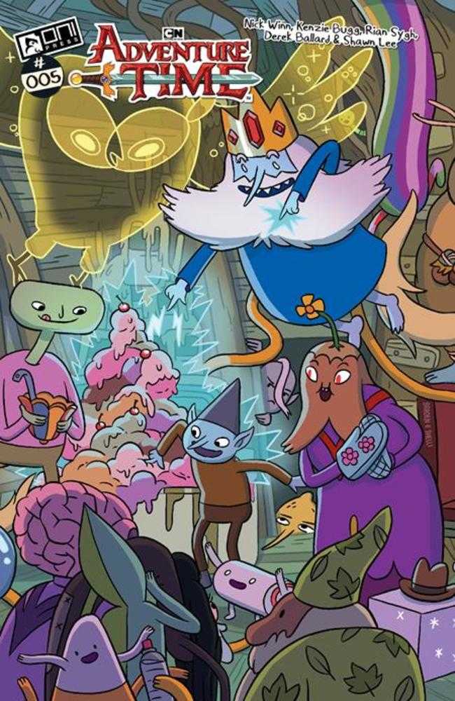Adventure Time (2025) #5 Cover D 1 in 10 Shelli Paroline & Braden Lamb Infinite Interlocking Variant