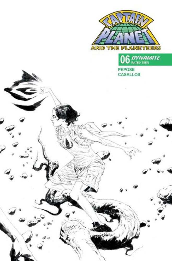 Captain Planet #6 Cover G 1 in 10 Jae Lee Line Art Variant
