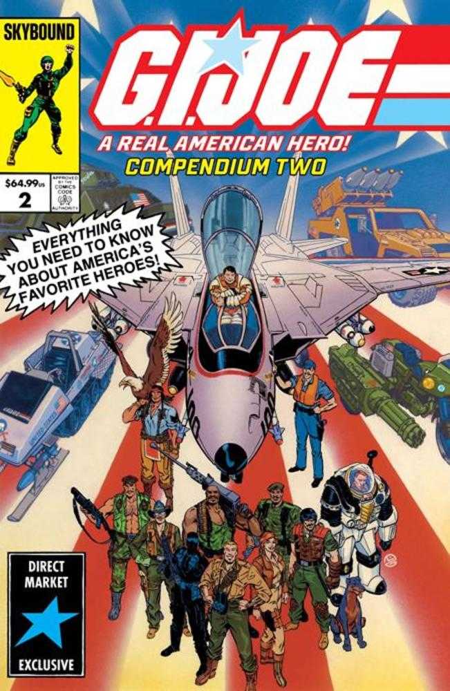 G.I. Joe A Real American Hero Compendium TPB Book 02 Direct Market Exclusive Michael Golden Cover
