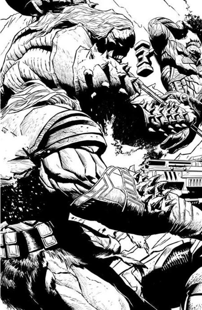 Planet Death #2 (Of 4) Cover D 1 in 50 Joe Quesada Bw Full Art Variant