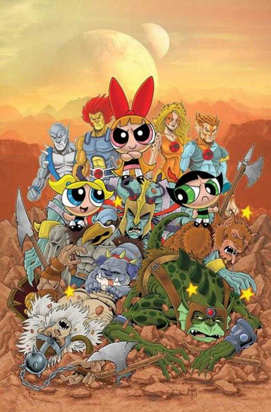 Thundercats Powerpuff Girls #4 Cover K Inc 1:5 Ken Haeser Virgin Foc Bonus Variant