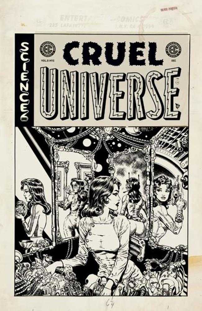 EC Cruel Universe 2 #5 Cover D Inc 1:20 Liam Sharp Black & White Artist Edition Variant