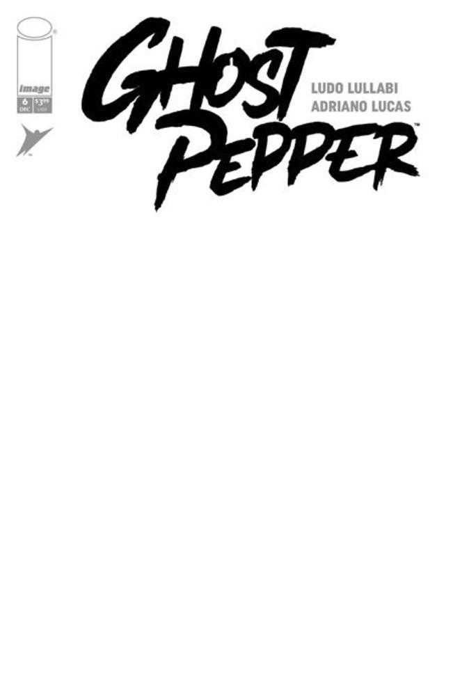 Ghost Pepper #6 Cover F Blank Sketch Variant