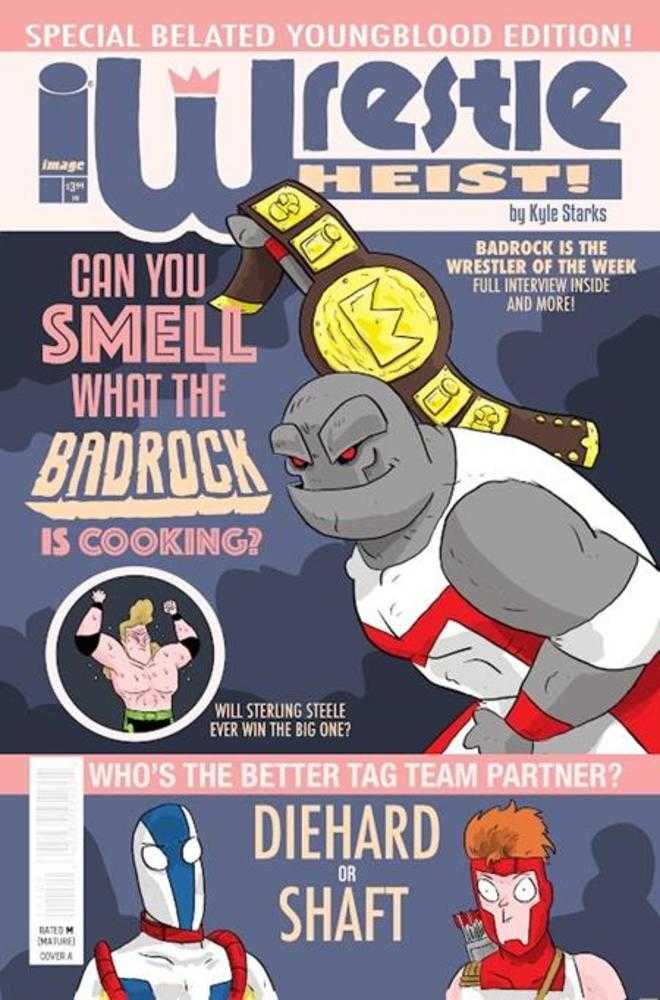 Wrestle Heist #1 (Of 5) Cover D Kyle Starks Youngblood Team Up Variant