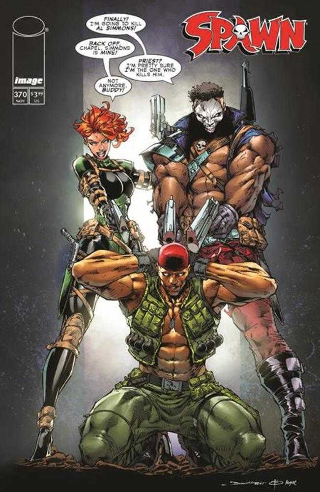 Spawn #370 Cover C Brett Booth Youngblood Team Up Variant