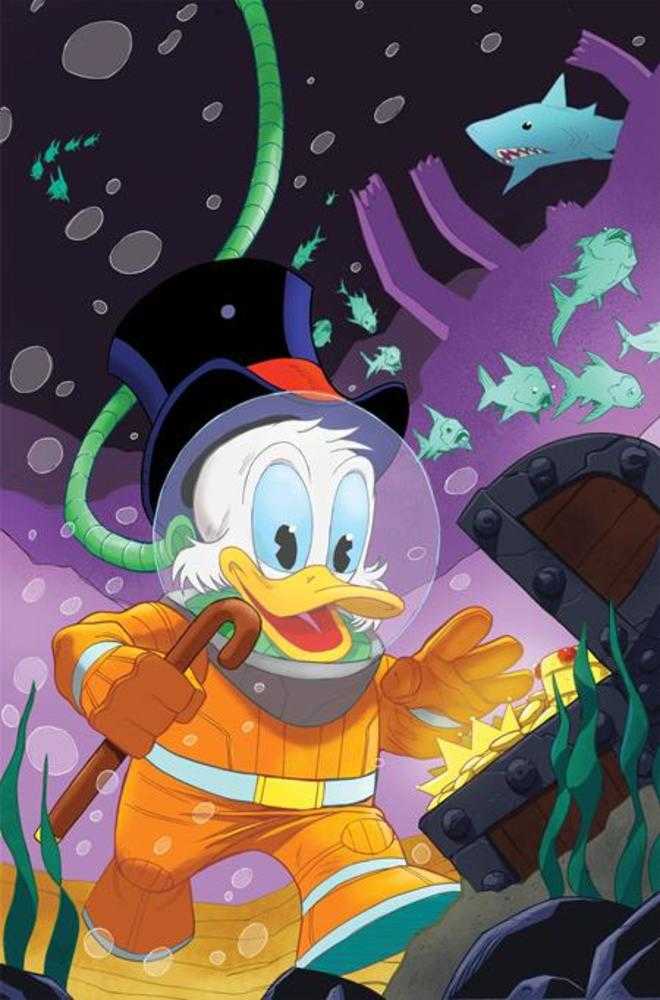 Ducktales #11 Cover G 1 in 10 Drew Moss Full Art Variant Variant