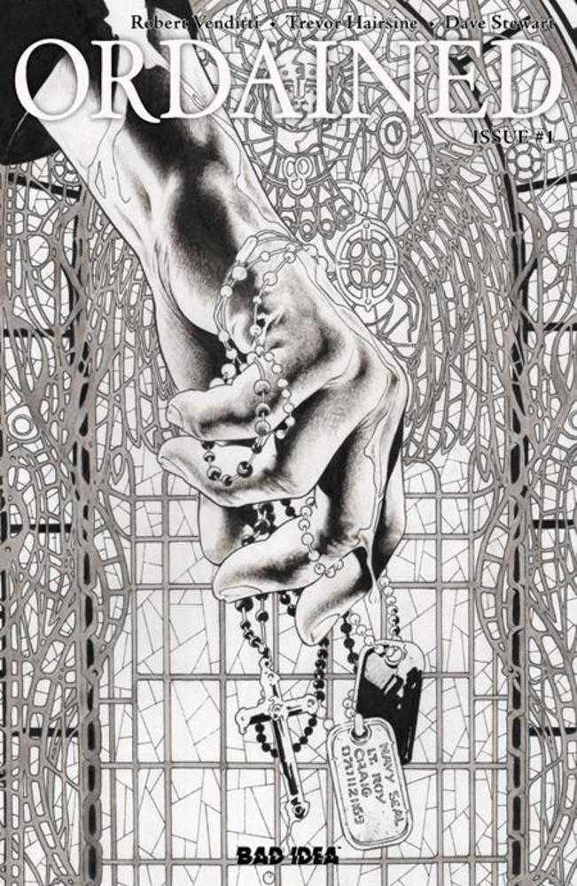 Ordained #1 (Of 3) 3rd Print Cover B 1:20 Arturo Lozzi Bw Variant
