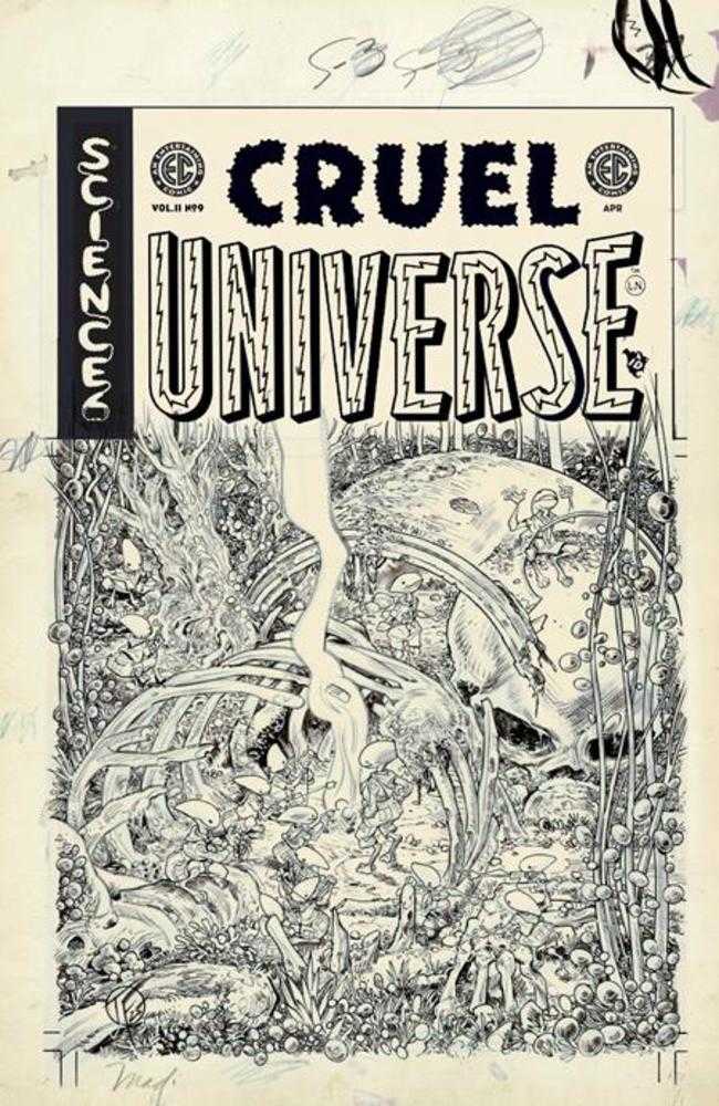 EC Cruel Universe 2 #9 (Of 12) Cover D Inc 1:20 Tom Fowler Black & White Artist Edition Variant