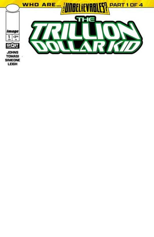 Trillion Dollar Kid #1 (Of 2) Cover E Blank Sketch Variant