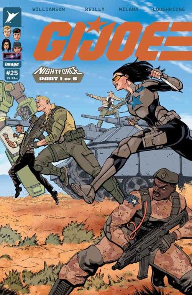 G.I. Joe #25 Cover I Tom Reilly Wraparound Foil Variant