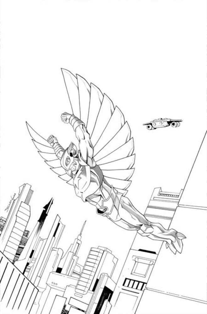 Thundercats X Silverhawks Thunderhawks #5 Cover L Inc 1:7 Declan Shalvey Line Art Full Art Variant