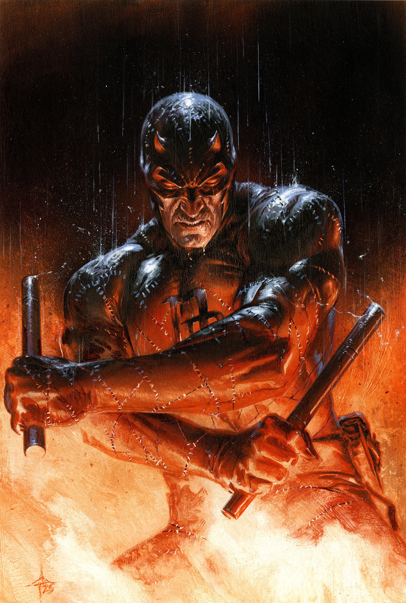 Daredevil: Cold Day In Hell #2 Gabriele Dell'Otto Full Art Variant