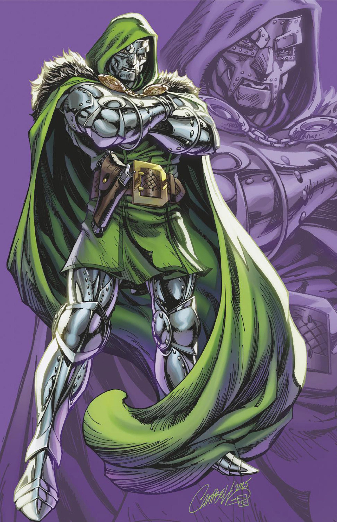 One World Under Doom #6 J. Scott Campbell Just Spectacular Collection Full Art Variant