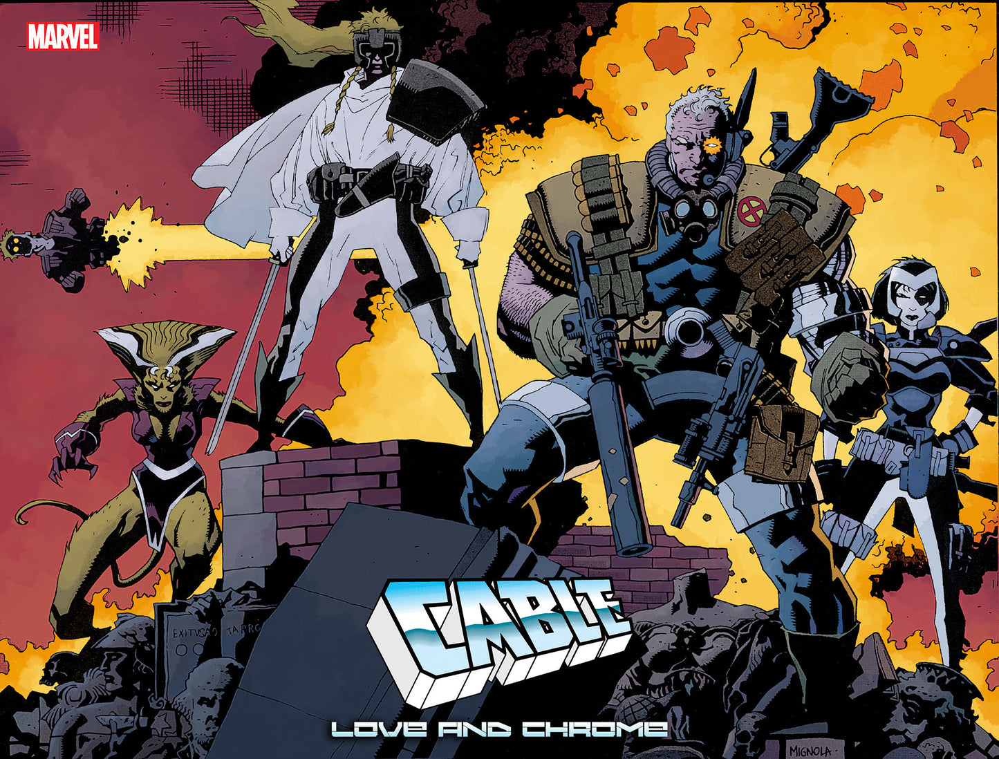 Cable: Love And Chrome #1 Mike Mignola Wraparound Hidden Gem Variant