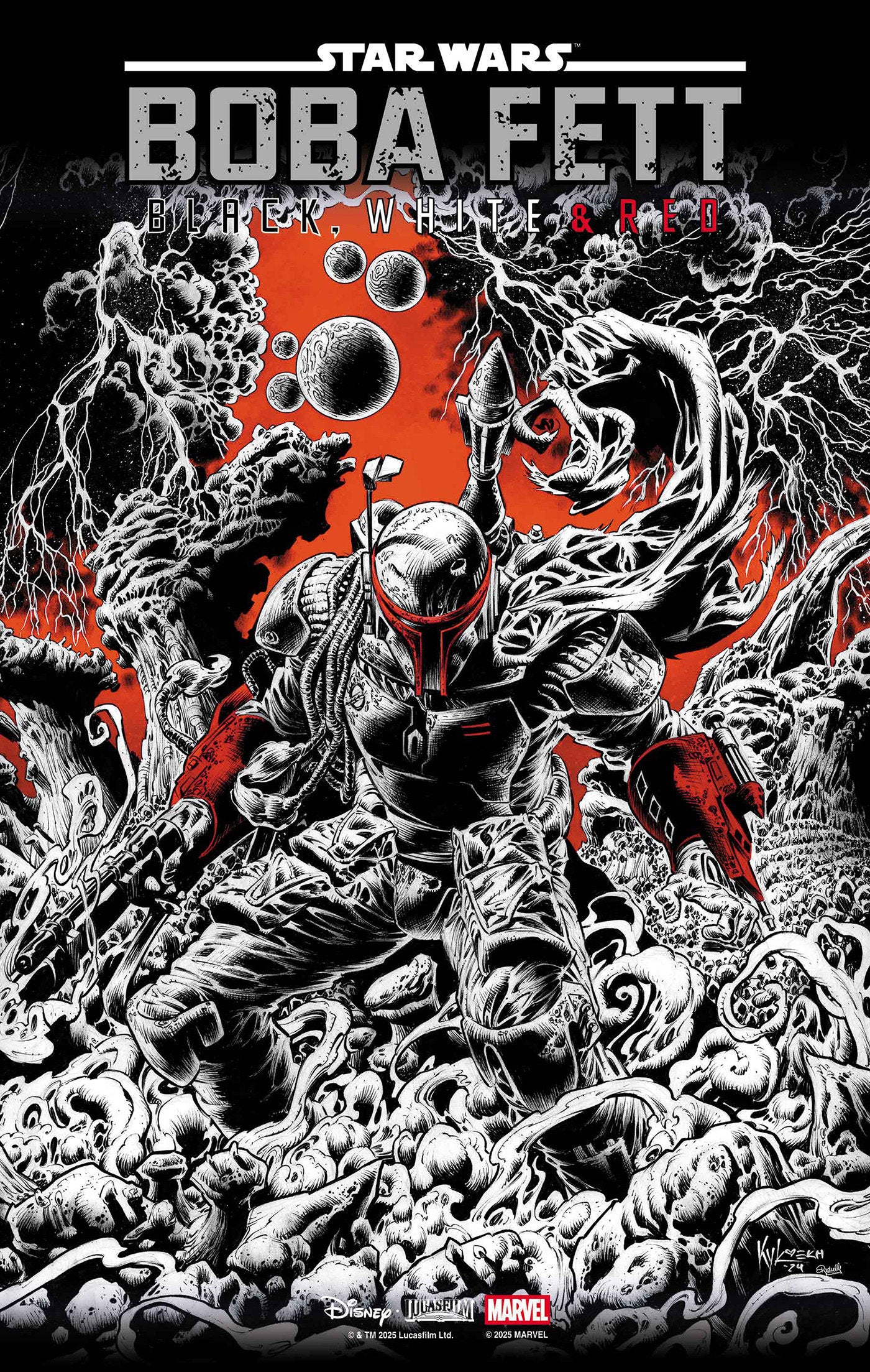 Star Wars: Boba Fett Black, White & Red #2 Kyle Hotz Variant