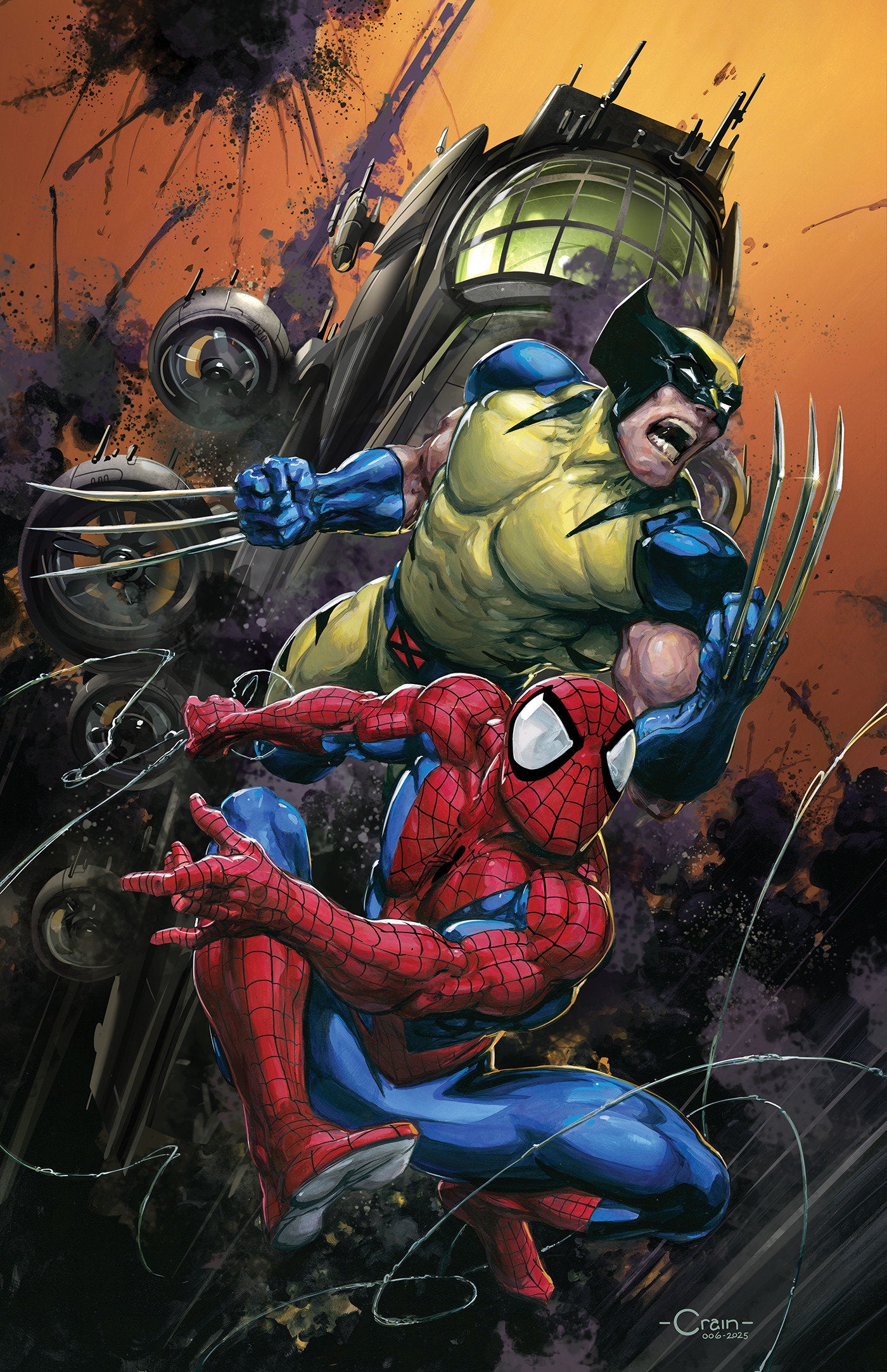 Spider-Man & Wolverine #1 Clayton Crain Full Art Variant