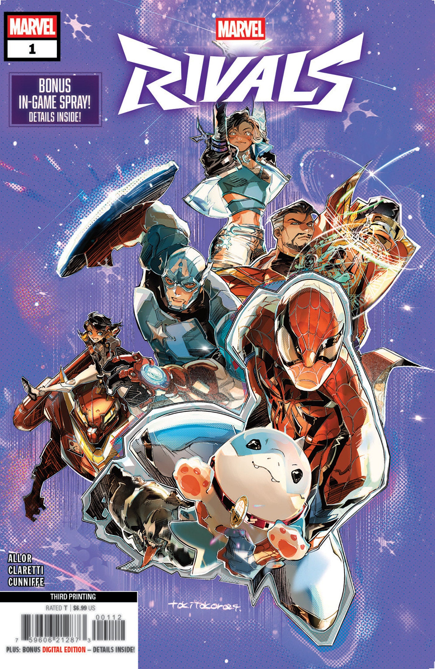 Marvel Rivals #1 Tokitokoro 3 Rd Printing Variant