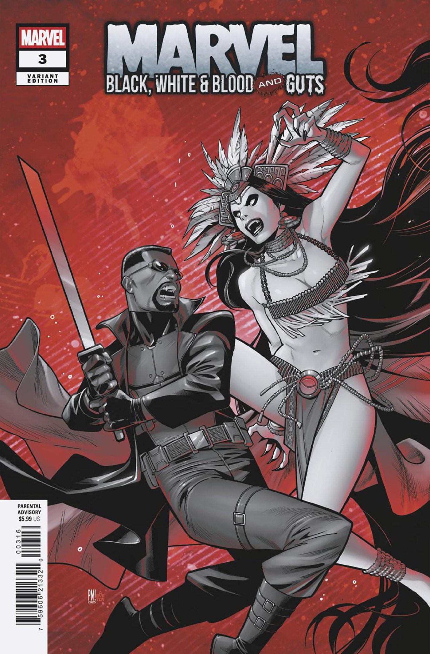 Marvel: Black, White & Blood And Guts #3 Paco Medina Variant