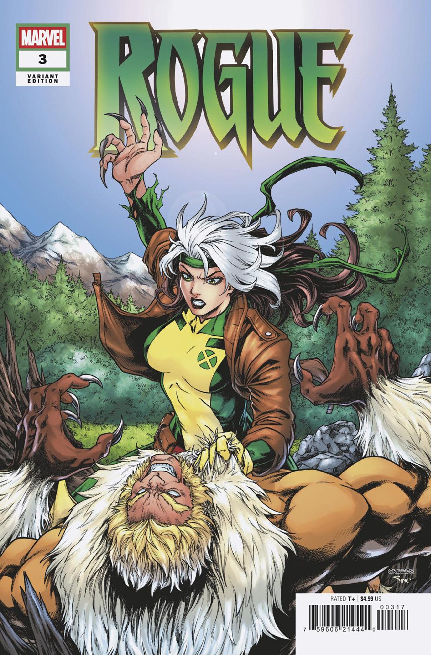Rogue #3 Creees Lee Variant