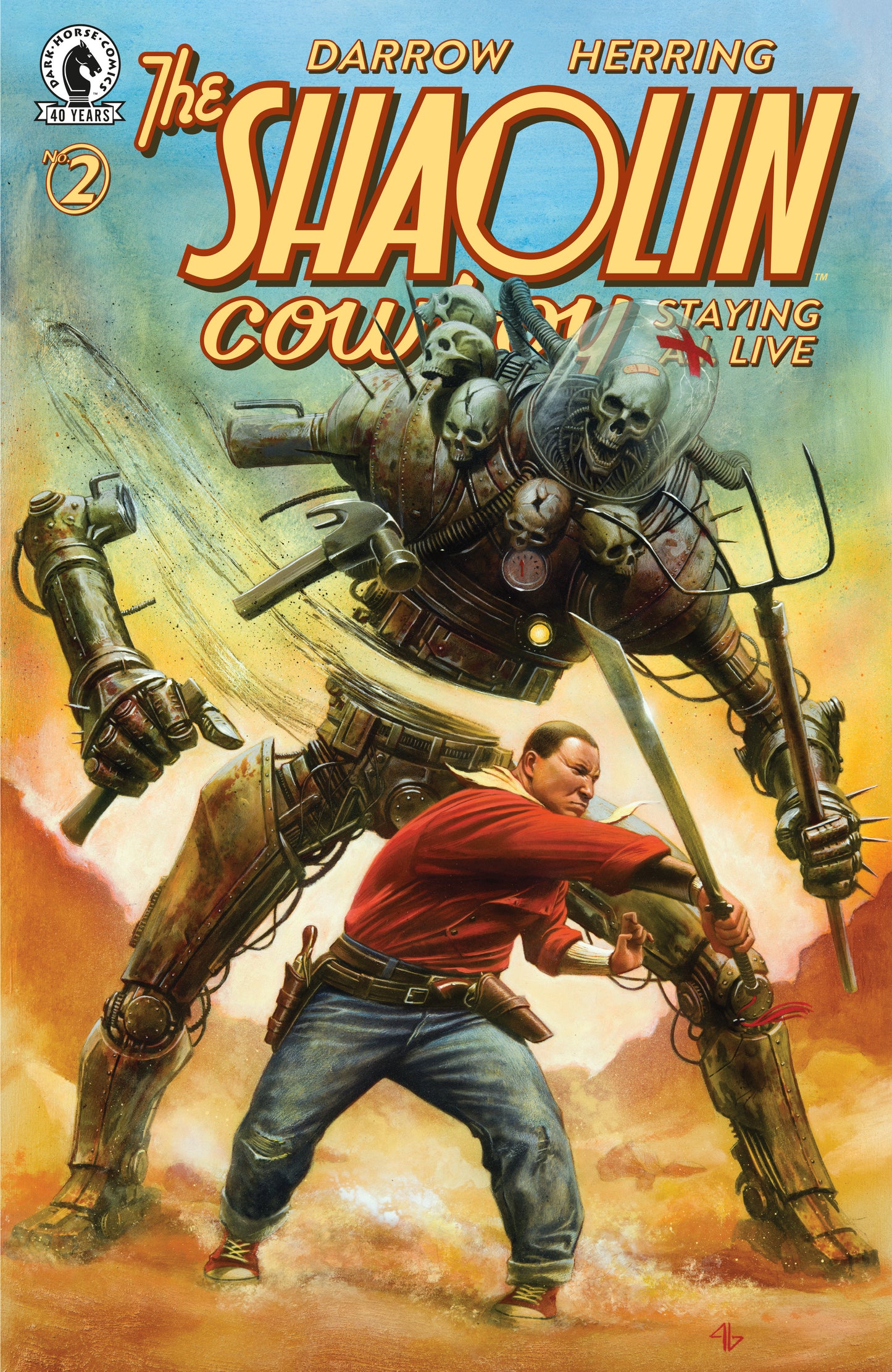 Shaolin Cowboy: Staying A.I.Live #2 (Cover B) (1:15) (Adi Granov)