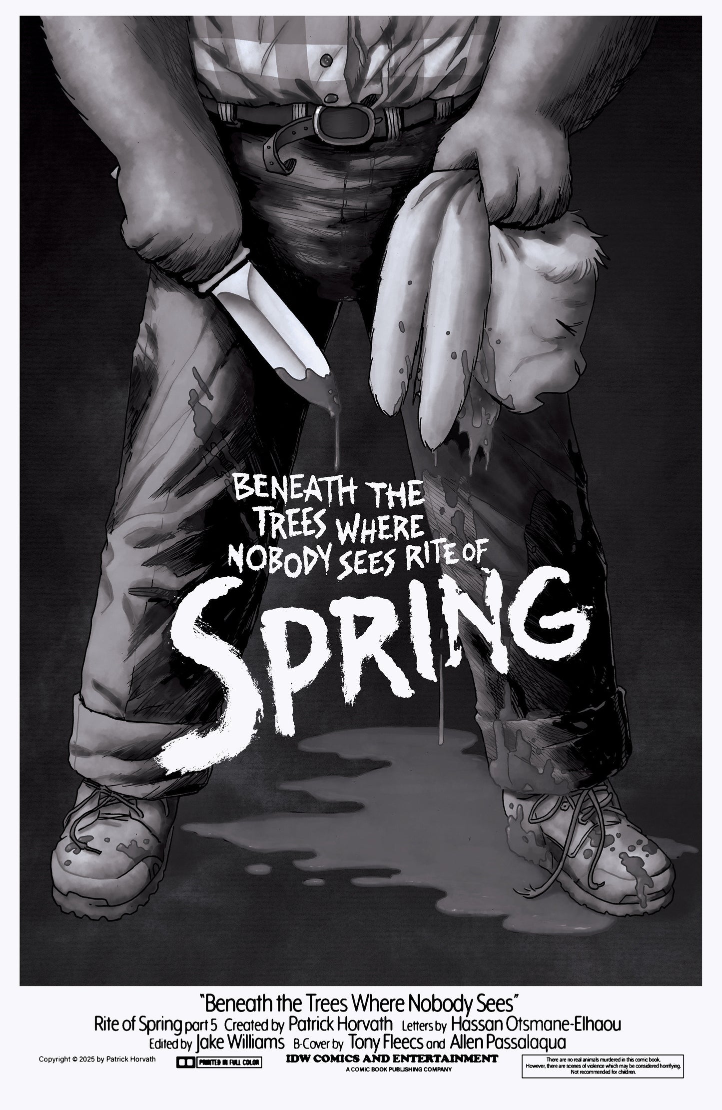 Beneath The Trees Where Nobody Sees: Rite Of Spring #5 Variant Ri (25) (Fleecs Black & White)