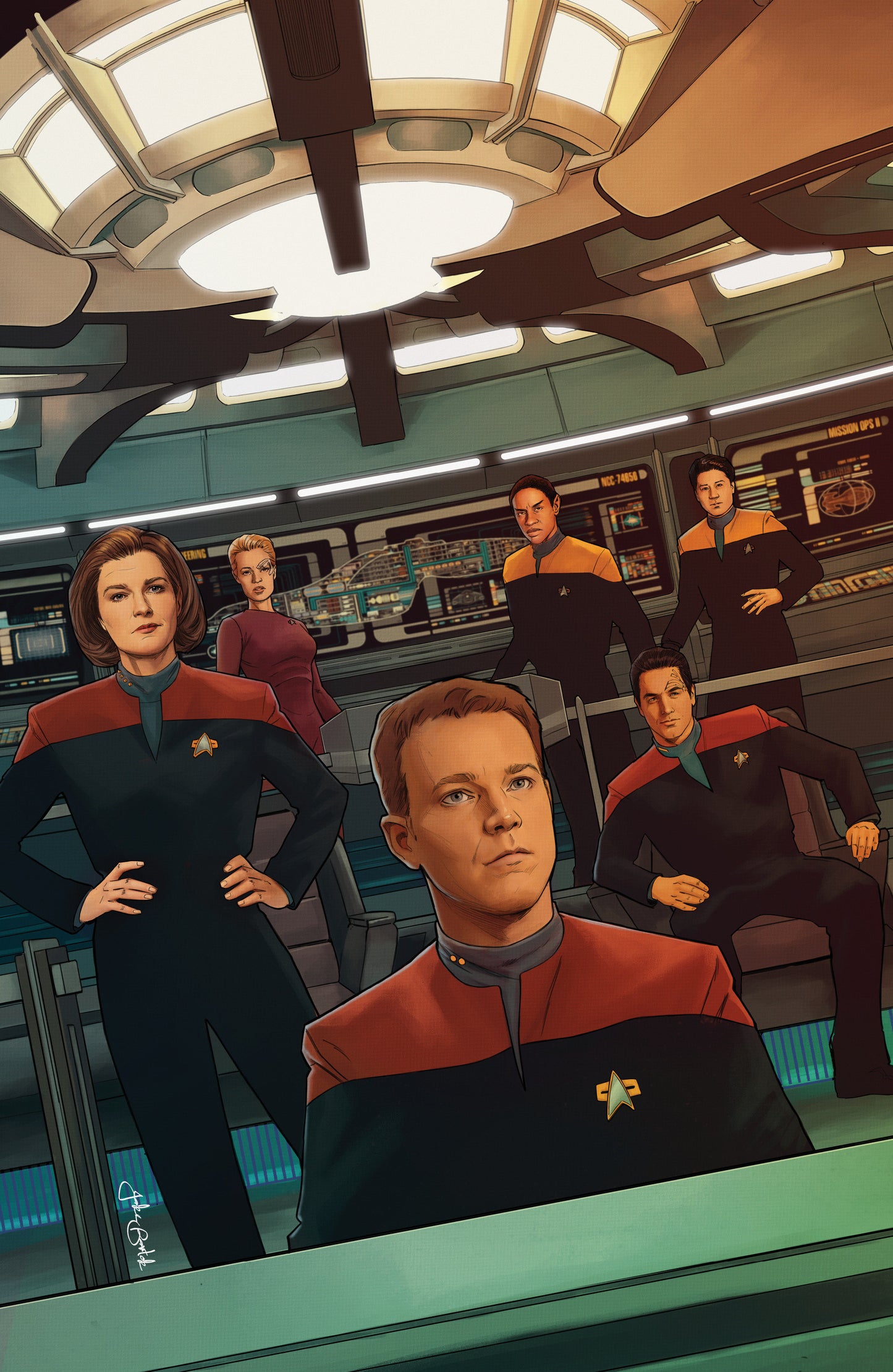 Star Trek: Voyager Homecoming #4 Variant Ri (10) (Bartok Full Art)