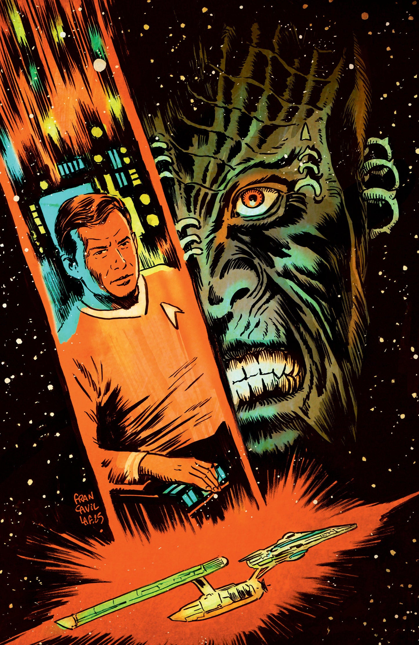 Star Trek: The Last Starship #3 Variant Ri (15) (Francavilla Full Art)