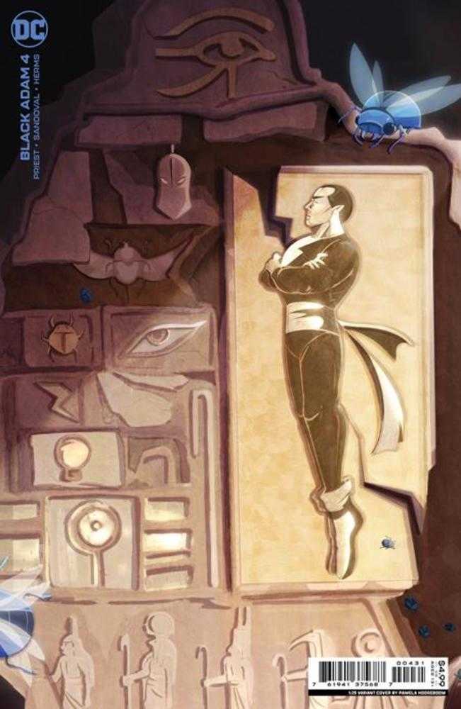 Black Adam #4 Cover D 1 in 25 Pamela Hoogeboom Punk Rock Tablet Card Stock Variant