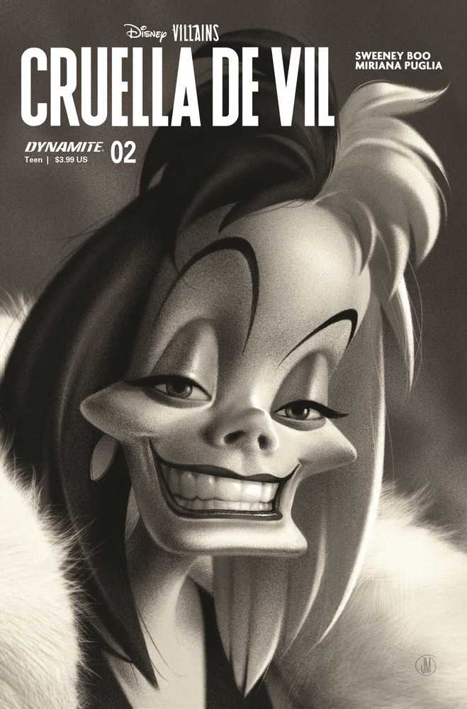 Disney Villains Cruella De Vil #2 Cover J 7 Copy Foc Variant Edition Midd