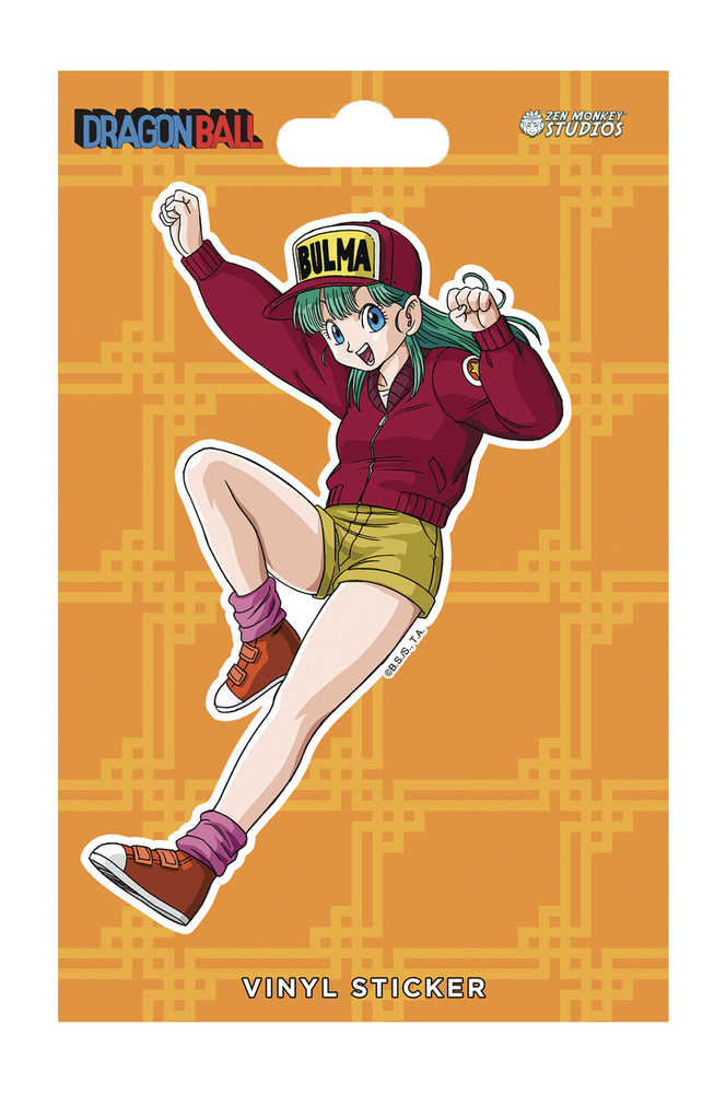 Dragonball Teenage Bulma Sticker