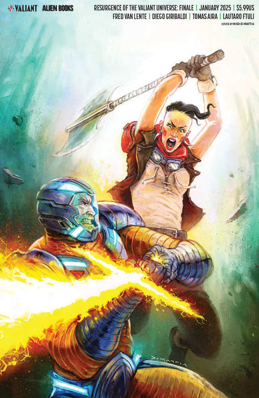 Resurgence Valiant Finale One Shot Cover E Di Mattia Virgin