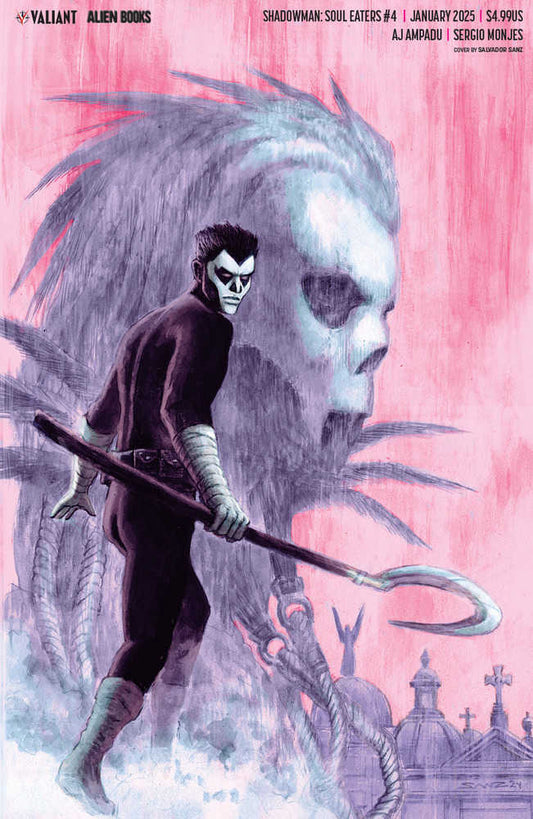 Shadowman Soul Eaters #4 (Of 4) Cover C Sanz Virgin