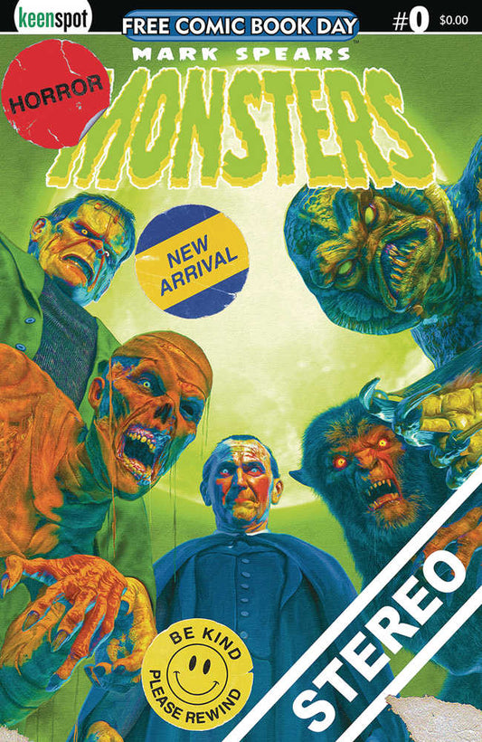 Free Comic Book Day 2025 Single Unit Keenspot Mark Spears Monsters #0