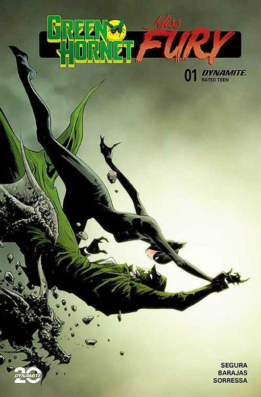 Green Hornet Miss Fury #1 Cover T Foc Lee Trade Dress Foil