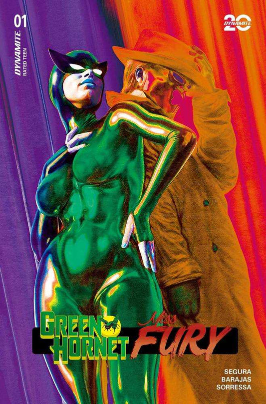 Green Hornet Miss Fury #1 Cover Z Foc Spears Ultraviolet