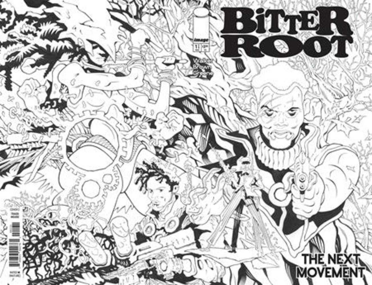 Bitter Root The Next Movement #1 (Of 5) Cover C 1 in 25 Tradd Moore Wraparound Raw Art Variant (Mature)
