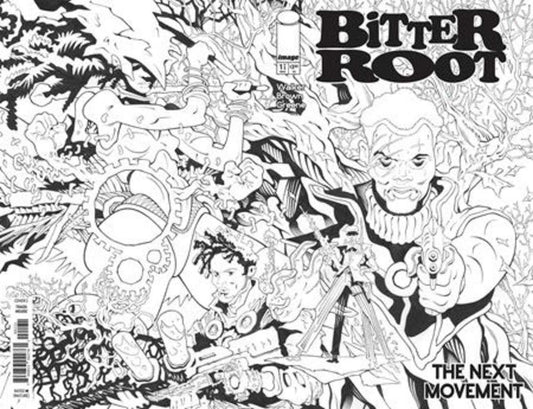 Bitter Root The Next Movement #1 (Of 5) Cover C 1 in 25 Tradd Moore Wraparound Raw Art Variant (Mature)