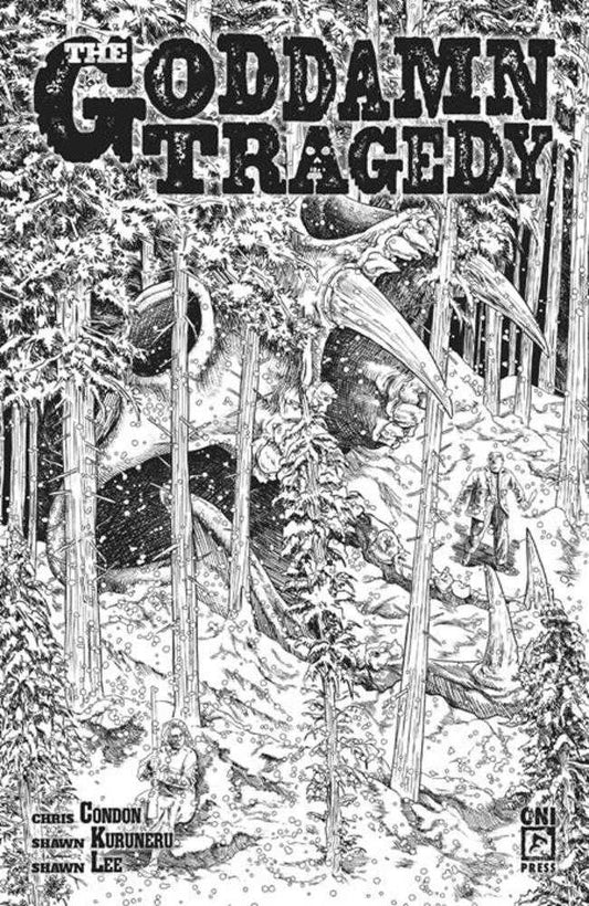 Goddamn Tragedy #1 (One Shot) Cover F 1 in 10 Jenna Cha Black & White Variant