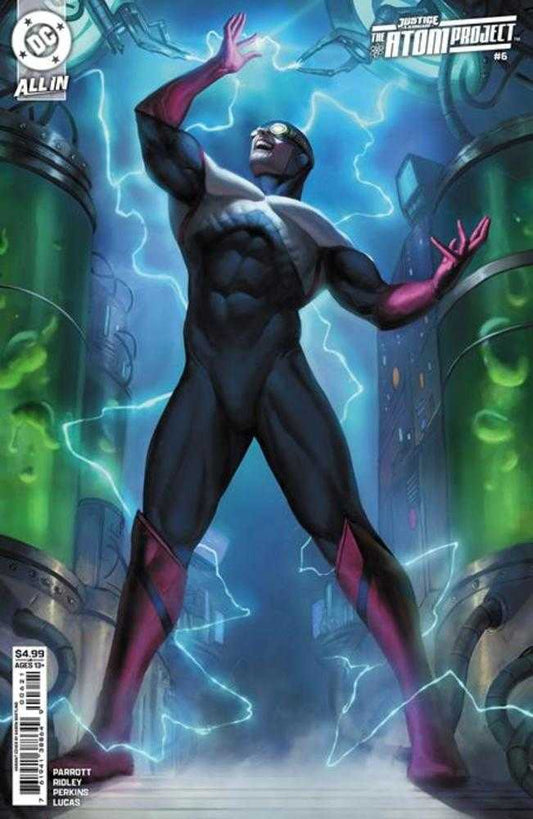 Justice League The Atom Project #6 (Of 6) Cover B Aaron Bartling Card Stock Variant